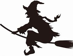 Image result for Cartoon Witch Silhouette