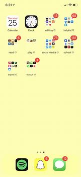 Image result for Minimalist iPhone Home Screen Organization