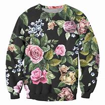 Image result for Black and White Flower Hoodie