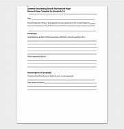 Image result for Research Paper Template Word