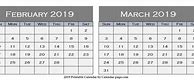 Image result for Floral February 2019 Calendar Printable