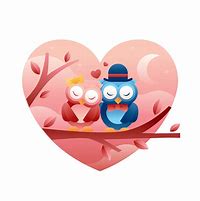 Image result for Owl Love Drawing