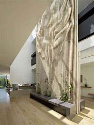 Image result for Wooden Partition Wall Circular Design