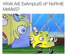 Image result for Small Brain Normie Meme