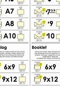 Image result for Microsoft Word Envelope Size Chart