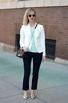 Image result for White Blazer Gold Buttons