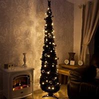 Image result for Black Pop Up Xmas Tree with Lights