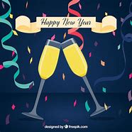 Image result for Happy New Year Toast Clip Art