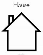 Image result for Blank House Coloring Page