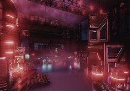 Image result for Cyberpunk Factory Room