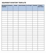 Image result for Equipment Inventory Log Template