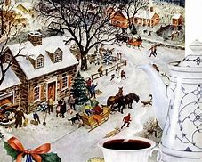 Image result for Old-Fashioned Christmas Art