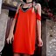 Image result for Vinyl Orange Dresses