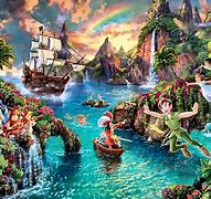 Image result for Peter Pan Disney Neverland Drawings