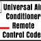 Image result for Universal AC Remote Code List