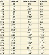 Image result for Cm to Inch Size Chart