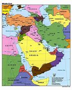 Image result for Israel On Middle East Map