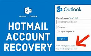 Image result for How to Get Forgotten Hotmail Password
