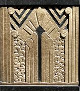 Image result for Art Deco Cast Iron Fireplace