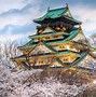 Image result for Osaka Castle by Night Wallpaper