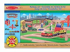 Image result for Melissa and Doug Wooden Railway Set Instructions