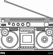 Image result for 80s Boombox Vector