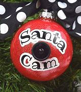 Image result for Christmas Decorative Santa Cam Ornament Lens