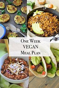 Image result for 1 Week Vegan Meal Plan