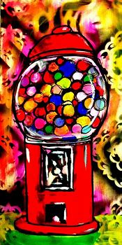 Image result for Gumball Machine Painting