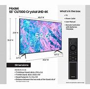 Image result for Samsung UHD TV 7 Series Size Chart
