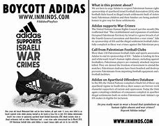 Image result for Adidas Boycott