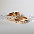 Image result for Wedding Rings Circle Rose Gold