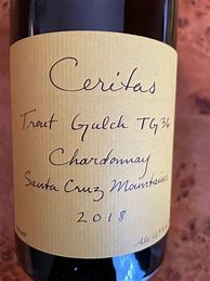 Image result for Ceritas Chardonnay Trout Gulch