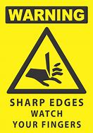 Image result for Sharp Edge Symbol