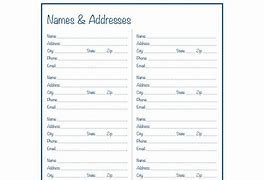 Image result for My Personal Address Book