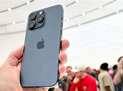 Image result for iPhone 15 Pro Max Blue in Hand