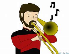 Image result for Riker Beard with Trombone