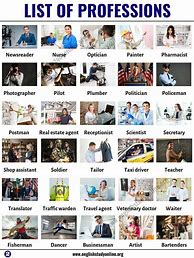 Image result for A List of Jobs