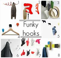 Image result for Funky Modern Wall Coat Hooks