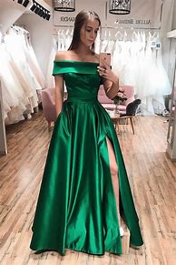 Image result for Long Green Prom Dresses