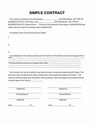 Image result for Contract Template Word Doc