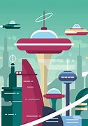 Image result for Futuristic City Cartoon