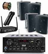 Image result for Outdoor Speaker System with Amp