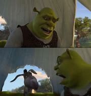 Image result for Shrek Doing Drake Meme Template