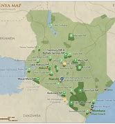 Image result for Kenya National Parks Map