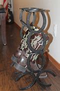 Image result for Horseshoe Cowboy Boot Rack