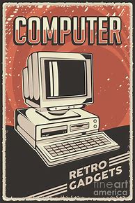 Image result for Vintage Art Computer