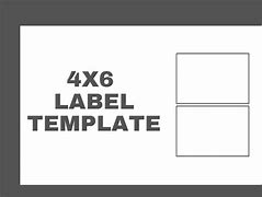 Image result for 4 X 6 Label Size
