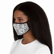 Image result for Black and White Face Mask