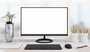 Image result for Front View of Computer Screen On Desk